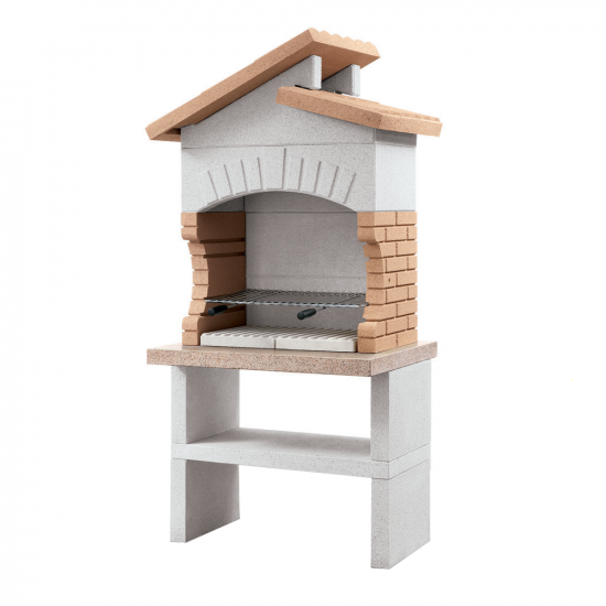 Palazzetti Cordoba - Modul-Grillkamin aus Beton - f&uuml;r Holz und Holzkohle
