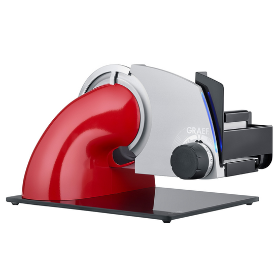Graef SKS Line 700 rot - Freitragender Allesschneider- Messer &Oslash;170 mm - mit Led-Beleuchtung