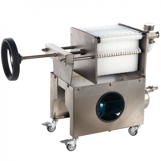 Grifo Professional Inox 20 - Weinfilter mit Wagen - Pumpe aus Edelstahl