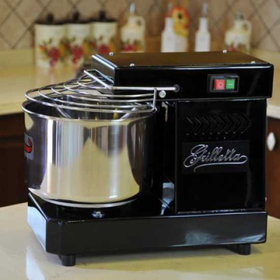 Famag Grilletta IM 5/230 Einstufig Schwarz – Spiralkneter 5 kg