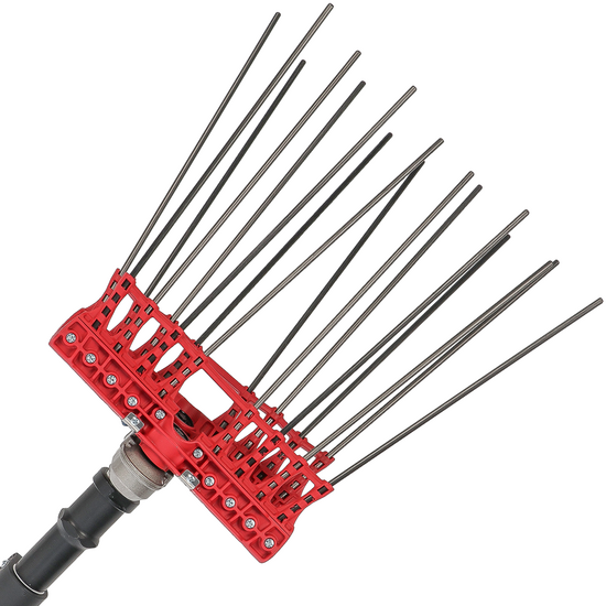 Lisam Swing 36V - Elektrischer Olivenr&uuml;ttler mit Batterie - Mit 8 + 8 Carbonzinken - Teleskopstange - 220-300 cm