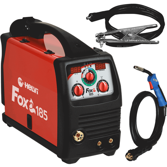 Helvi Fox185 flex-line - Inverter-Drahtschwei&szlig;ger&auml;t - MIG-MMA-TIG - GAS/NO GAS