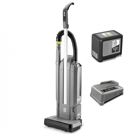 K&auml;rcher CV 30/2 Bp - Akku-B&uuml;rstsauger - Tragbarer Staubsauger - 36 V 6 Ah