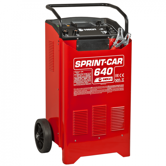Helvi sprint CAR 640 - Akkuladeger&auml;t und Starter auf R&auml;der - 12/24 V