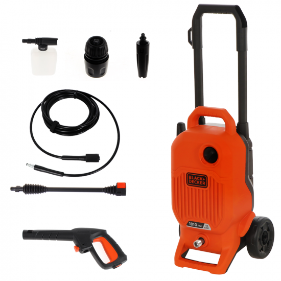 Black &amp; Decker BEPW1700-QS - Kaltwasser-Hochdruckreiniger - 125 bar - 408 l/Std