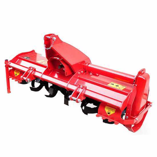 AgriEuro Premium Line EA 145 - Mittelleichte Ackerfr&auml;se f&uuml;r Traktor - mit festem Ansatz - f&uuml;r linksdrehende Zapfwelle (gegen Uhrzeigersinn)