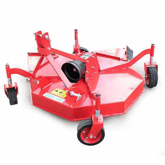 AgriEuro Modell TMM 100 - Sichelm&auml;hwerk auf R&auml;der f&uuml;r Traktor - Mulchen - f&uuml;r linksdrehende Zapfwelle (gegen Uhrzeigersinn)