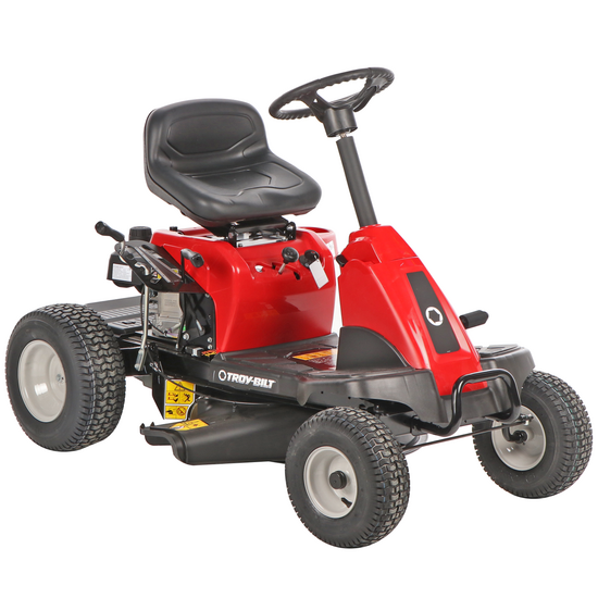 Troy-Bilt TB 60T-S SELECT - Aufsitzrasenm&auml;her - mit Seitenauswurf - 196 ccm Motor - Elektrostarter