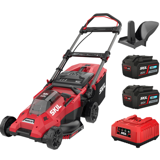 PROMO - SKIL 0140 BA - Akku-Rasenm&auml;her - 2x20V/4ah - 43cm Schnittbreite