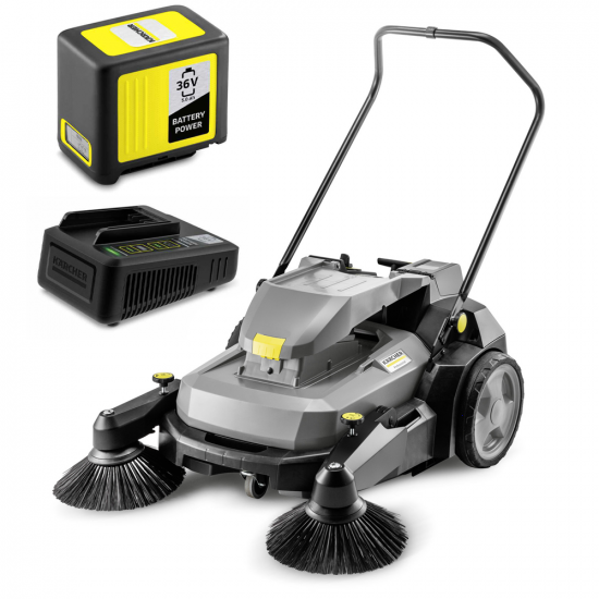 K&auml;rcher KM 70/25 C Bp 2SB - Akku-Handkehrmaschine - 5Ah 36V - mit Fangkorb