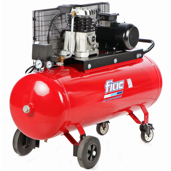 Fiac AB 150/348 - Luftkompressor mit Riemenantrieb 400V-  Motor 3 PS - 150 lt