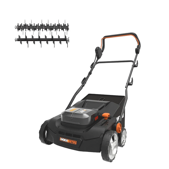 Worx Nitro WG855E.9 - Akku Rasenl&uuml;fter - 40V - OHNE AKKU UND LADEGER&Auml;T