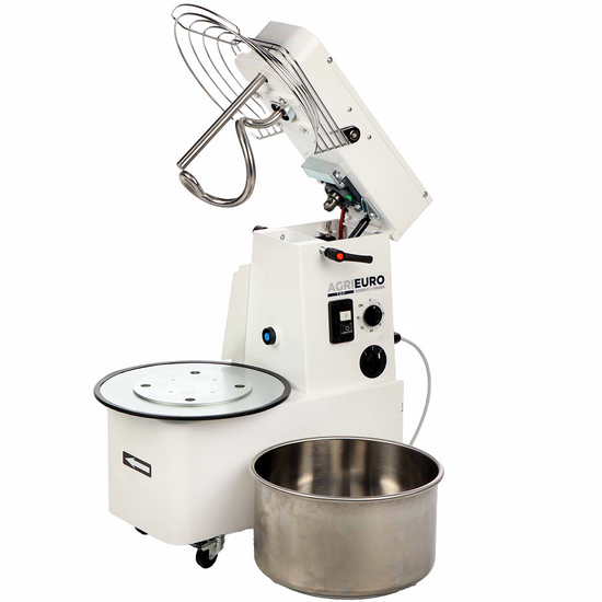 Mixer 2000 T-2G Deluxe - 400V Spiralkneter mit 2 Geschwindigkeiten - Sch&uuml;ssel 16 kg