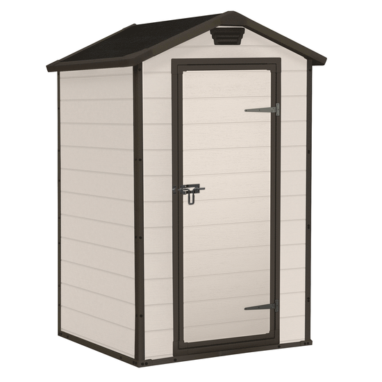 Keter Manor beige - Gartenhaus Schuppen - 129x103x196 cm