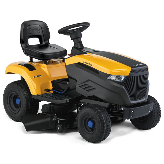 Stiga Tornado 598e - Akku-Rasentraktor 48V/40Ah - mit Seitenauswurf