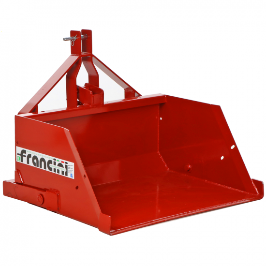Francini PR 100 - Heckschaufel f&uuml;r Traktor - 100 cm - Tragf&auml;higkeit 400Kg