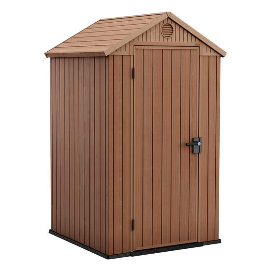 Keter Darwin braun - Gartenhaus Schuppen - 123.8x117x205 cm