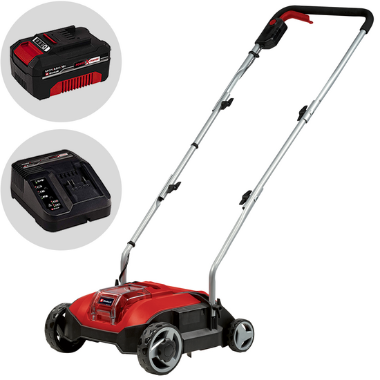 Einhell GC-SC 18/28 Li - Akku Rasenlüfter/Vertikutierer 18V/4.0Ah