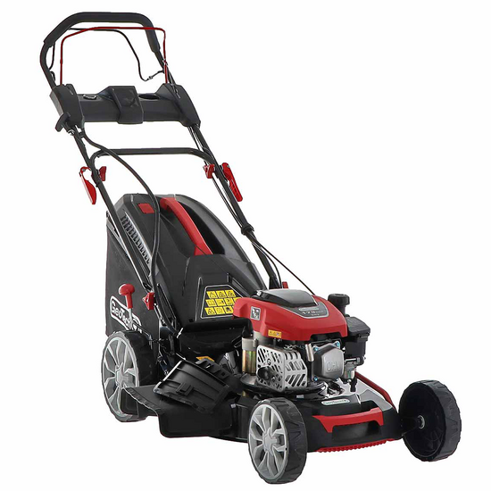 GeoTech S51-170 BMSGW ES - Benzin-Rasenm&auml;her mit Radantrieb - 4 in 1 - 51 cm Messer - Elektro-Starter