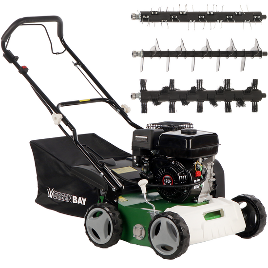 GreenBay PS 700-25 B&uuml;rstenkit - Benzin Mehrzweck-Vertikutierer