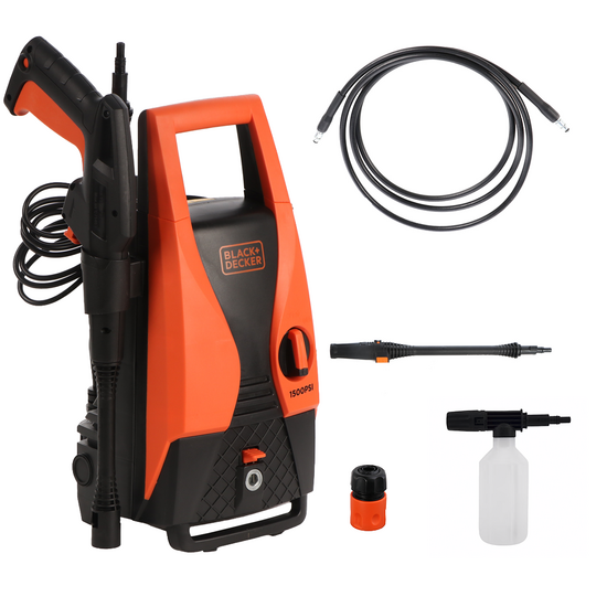 Black & Decker PW1450TD-QS - Kaltwasser-Hochdruckreiniger - 105 bar - 426 l/h