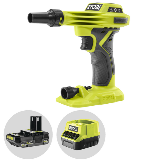 Ryobi RVI18-0 &ndash; tragbarer Akku-Kompressor &ndash; 18 V &ndash; 2 Ah