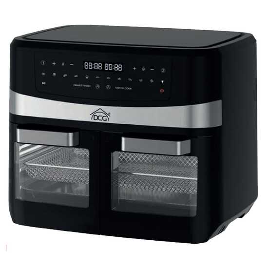 DCG FR3612D - Hei&szlig;luftfritteuse LT 12 mit digitaler Anzeige