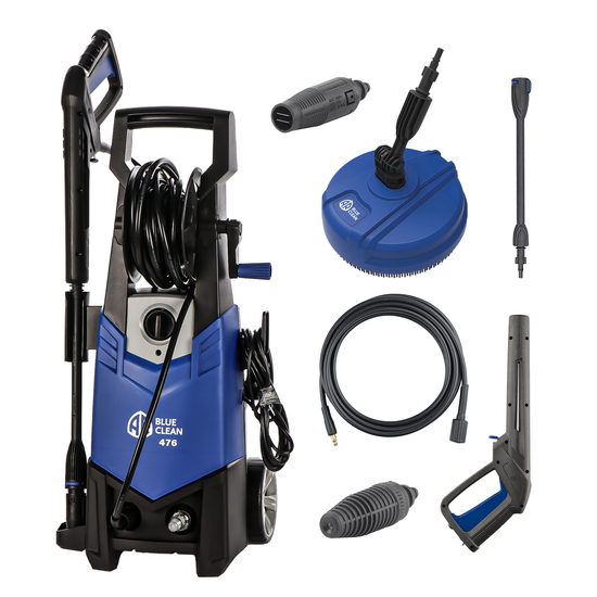 Annovi &amp; Reverberi AR 476 Classic Blue Clean - Hochdruckreiniger - 165 bar max - F&ouml;rdermenge 5.5 Liter/Min