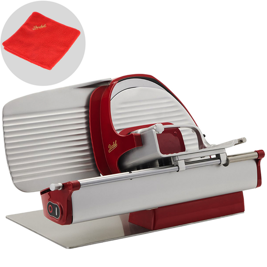 Berkel Home Line Plus 250 mattrot - Aufschnittmaschine Messer 250 mm