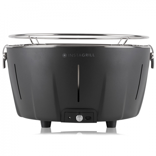 Classe InstaGrill - Holzkohle-Tischgrill - Geh&auml;use Anthrazitschwarz