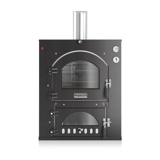 Einbau-Holzbackofen Fontana INC80X65QV