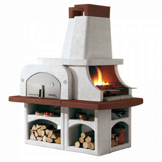 Palazzetti Parenzo - Grillkamin-Holzbackofen