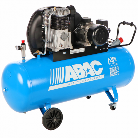 ABAC EXP A39B 270 CT3 &ndash; Drehstrombetriebener Elektroluftkompressor mit Riemenantrieb &ndash; 3-PS-Motor &ndash; 270 Liter