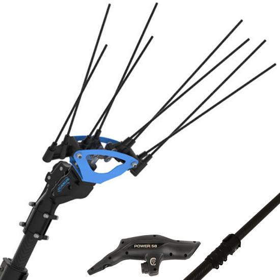 Campagnola Icarus V1 58 - 230 cm Carbonstange - Elektrischer Olivenr&uuml;ttler
