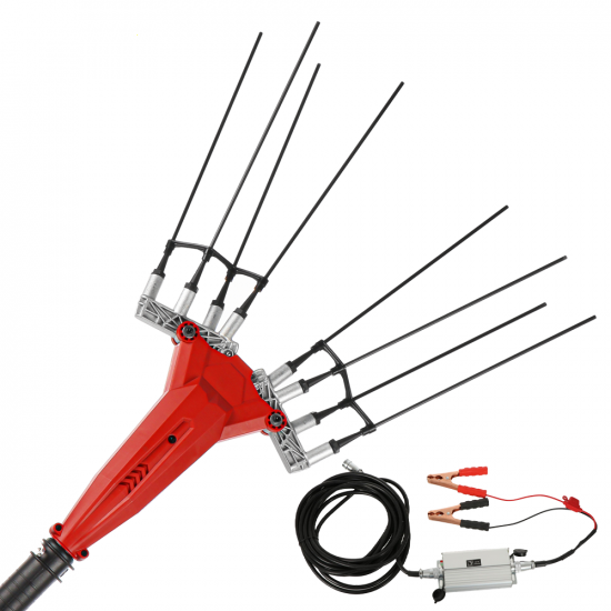 GeoTech Picker 550 Turbo - Elektrischer Olivenr&uuml;ttler - 500W - Schaft 230-310 cm