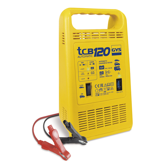 GYS TCB 120 - Automatisches Ladeger&auml;t - Batterien 12V von 20 bis 120 Ah
