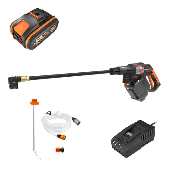 Worx Nitro HydroShot WG633E - Akku-Hochdruckreinigerpistole - 20V/4Ah