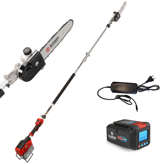 Blue Bird PCS 23-10 - Akku-Astschere auf Teleskopschaft - 50.4V / 5Ah