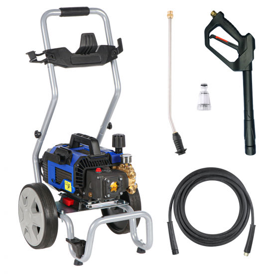 Annovi & Reverberi AR 630K - Professioneller Hochdruckreiniger mit Transportwagen - 150 bar max - 600 Liter/Stunde