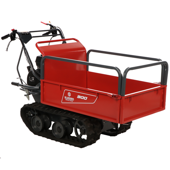 Blue Bird Carrier 300 - Schubkarre mit ausziehbarer Mulde - 300 kg Tragf&auml;higheit