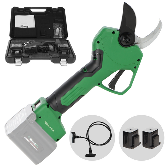 GreenBay TopCut 45 - Elektrische Astschere - 2x 21.6V 4Ah - Schnittdurchmesser max. 45 mm