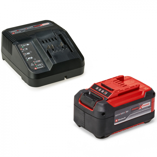 Einhell Power X-Change Starter Kit - 18V/5.2Ah Akku und Ladegerät