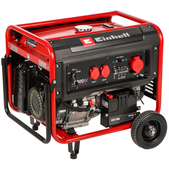 Einhell TC-PG 8000 - Benzin-Stromerzeuger - mit AVR - 8.0 kW - Dauerleistung 7.5 kW 400V