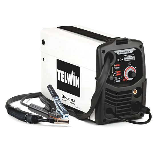 Telwin Bimax 150i Synergic- Multifunktions-Inverter-Schwei&szlig;ger&auml;t (MIG-MAG/FLUX/MMA), Gleichstrom (DC)