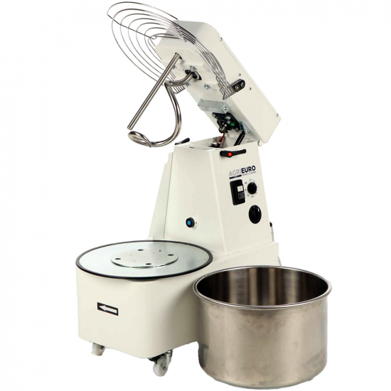 Mixer 4000 T-2G Deluxe - Spiralkneter mit kippbarem Kopf - 32 Kg, 2 Geschwindigkeiten
