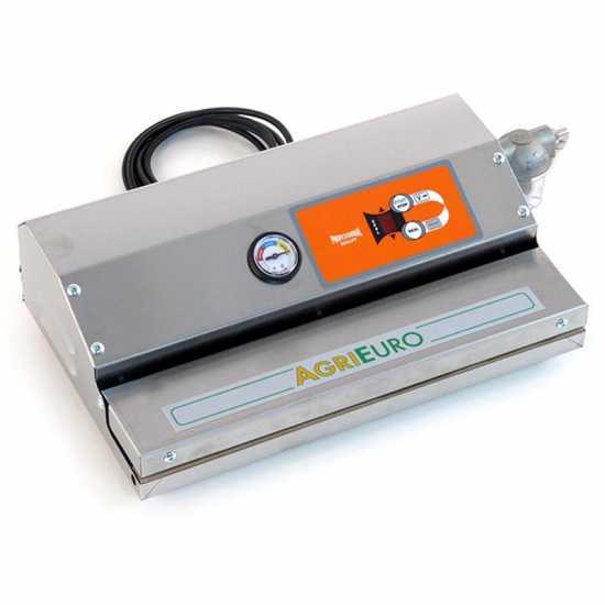 Professionelles Vakuumierger&auml;t Euro 380 Edelstahl - Schwei&szlig;balken 36.5 cm 