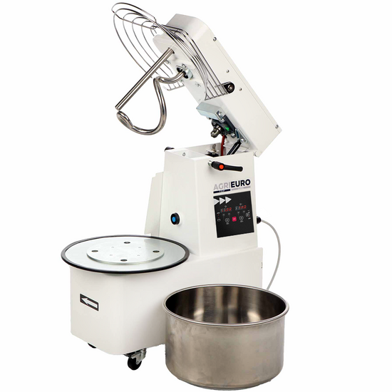 Mixer 2000 T-2G Deluxe DIG - Hebbare Spiral-Knetmaschine - 16 kg dreiphasig mit 2 Geschwindigkeiten - Digitalanzeige