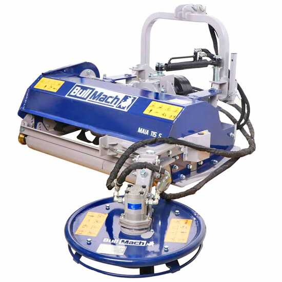 BullMach Maia 115 SH &ndash; Mulcher f&uuml;r Traktor mit Schwenkscheibe &ndash; mittelschwere Baureihe &ndash; hydraulische Verschiebung
