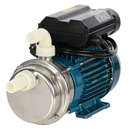 Tellarini ALM 25 MS &ndash; Elektrische Umf&uuml;llpumpe aus Edelstahl &ndash; Nylon-Anschl&uuml;sse gerade + gebogen &ndash; 230 V &ndash; W&auml;hlen Sie Ihre Anschl&uuml;sse!