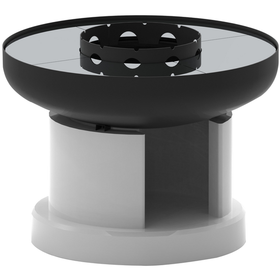 Palazzetti Efesto 90  - Modul-Grillkamin aus Beton - f&uuml;r Holz und Holzkohle